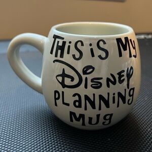 Mickey Mouse travel planning mug